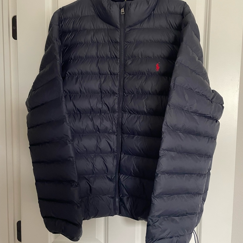 Ralph Lauren Navy Jacket with Red Accents